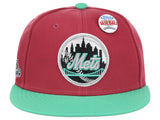 New York Mets MLB Topps Chrome Collection Magenta Fitted