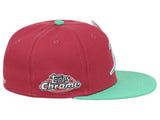 Tampa bay Rays MLB Topps Chrome Collection Magenta Fitted