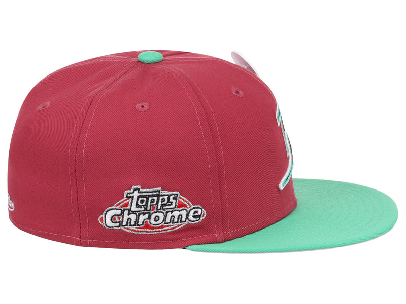 Tampa bay Rays MLB Topps Chrome Collection Magenta Fitted