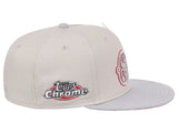 Chicago Cubs MLB Topps Chrome Collection Off White Fitted