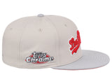 Los Angeles Dodgers MLB Topps Chrome Collection Off White Fitted
