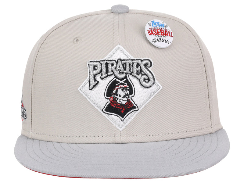 Pittsburgh Pirates MLB Topps Chrome Collection Off White Fitted