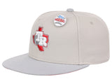 Texas Rangers MLB Topps Chrome Collection Off White Fitted