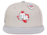 Texas Rangers MLB Topps Chrome Collection Off White Fitted