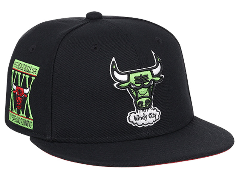 Chicago Bulls NBA Dennis Rodman Collection Fitted "3-Peat"