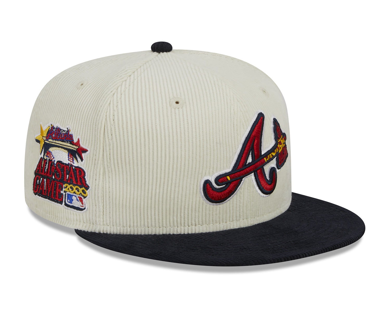 Atlanta Braves MLB CREAM CORD 59FIFTY – LidsHatDrop