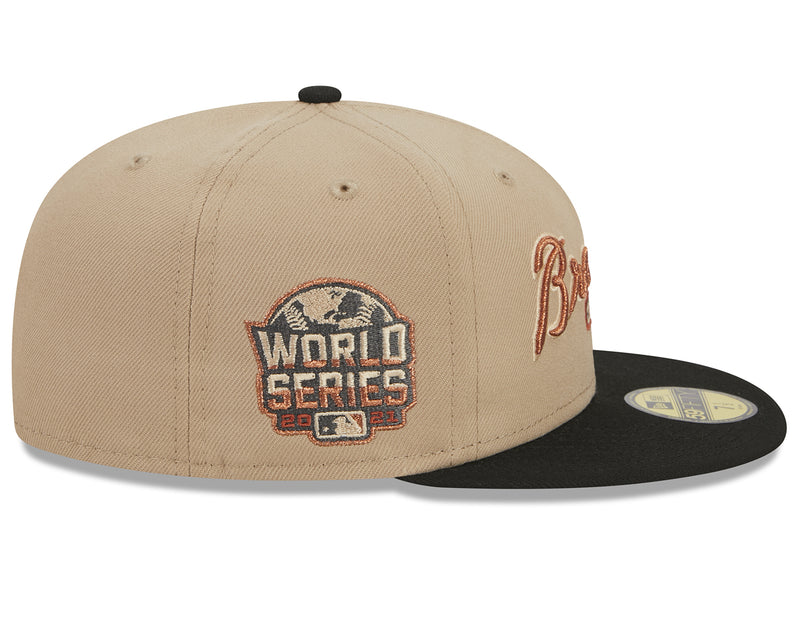 ATLANTA BRAVES MLB RUSTBELT 1.5 SCRIPT 59FIFTY