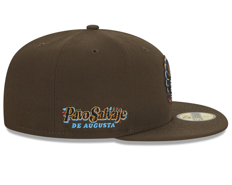 Augusta Green Jackets MiLB Thanksgiving Dinner 59FIFTY 'Brown Gravy'