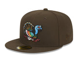 Augusta Green Jackets MiLB Thanksgiving Dinner 59FIFTY 'Brown Gravy'