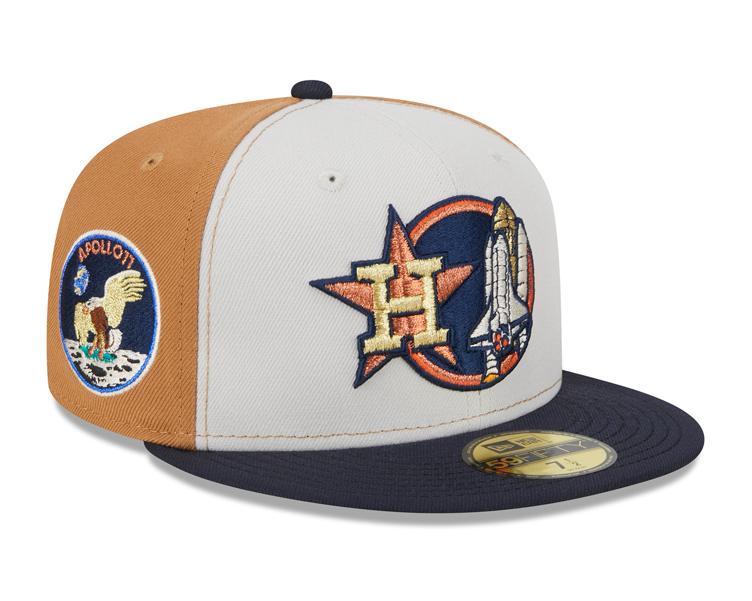 Houston Astros MLB Golden Stone 59FIFTY – LidsHatDrop