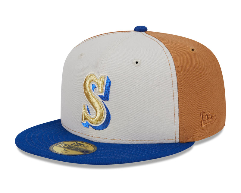 Seattle Mariners MLB Golden Stone 59FIFTY – LidsHatDrop