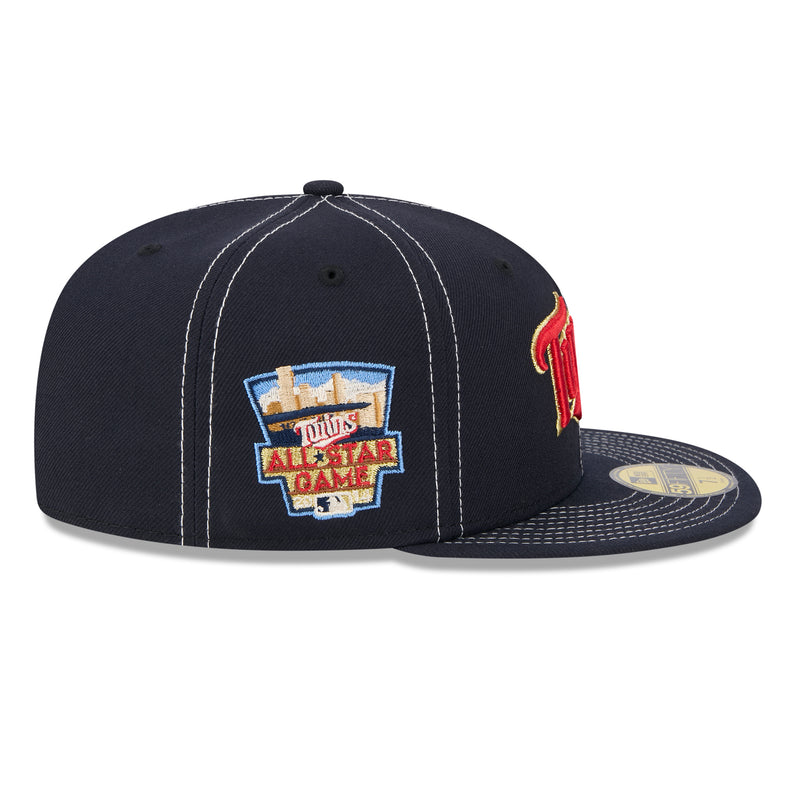 Minnesota Twins MLB Touch of Gold 59FIFTY โ LidsHatDrop