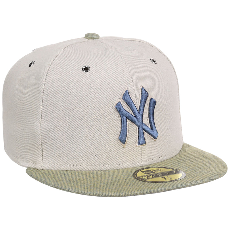 New York Yankees MLB Denim 2-Tone 59FIFTY – LidsHatDrop