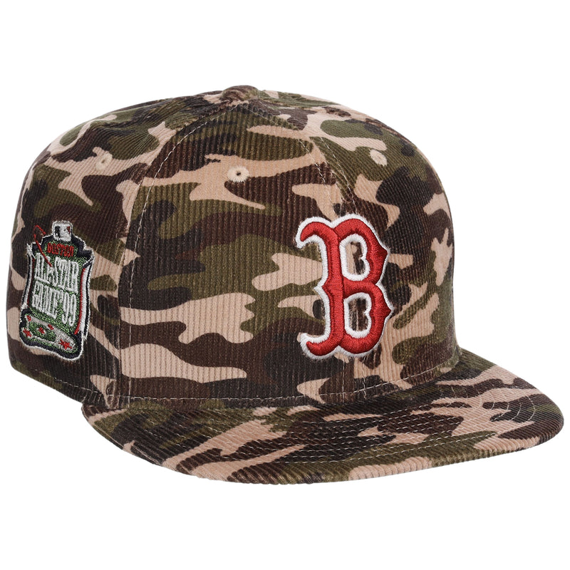 Boston Red Sox MLB CAMO CORD 59FIFTY – LidsHatDrop
