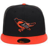 Baltimore Orioles MLB Retro Classic 59FIFTY Black/Orange