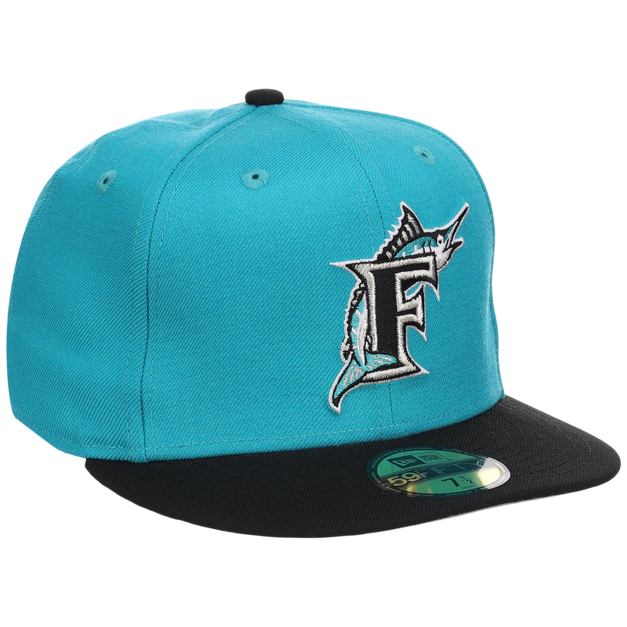 Florida Marlins MLB Retro Classic 59FIFTY Teal/Black