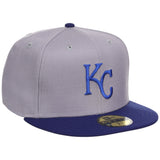 Kansas City Royals MLB Retro Classic 59FIFTY Grey/Dark Royal
