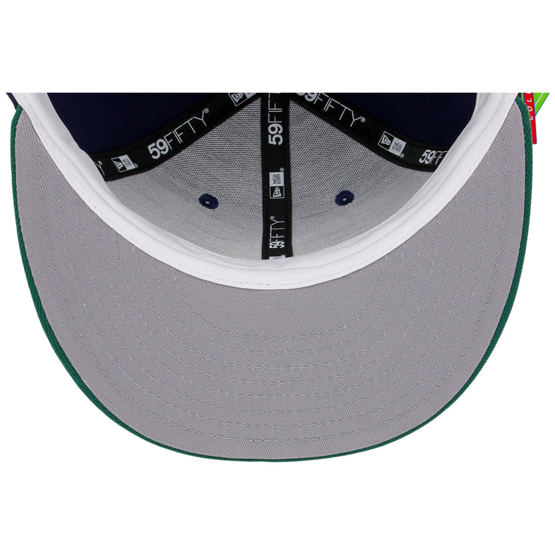 Milwaukee Brewers MLB Retro Classic 59FIFTY Light Navy/Green
