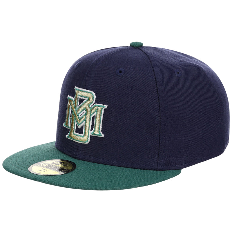 Milwaukee Brewers MLB Retro Classic 59FIFTY Light Navy/Green