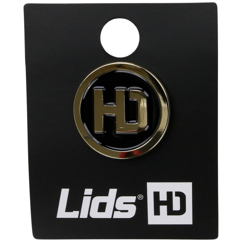 Lids Hat Drop Logo Pin Gold/Black