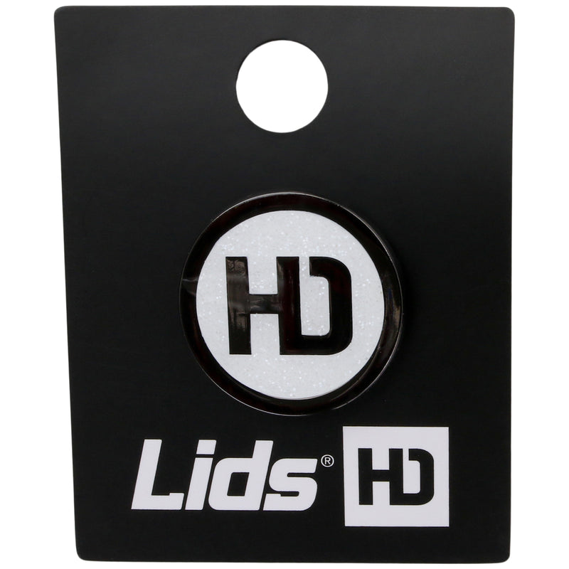 Lids Hat Drop Logo Pin Black/White