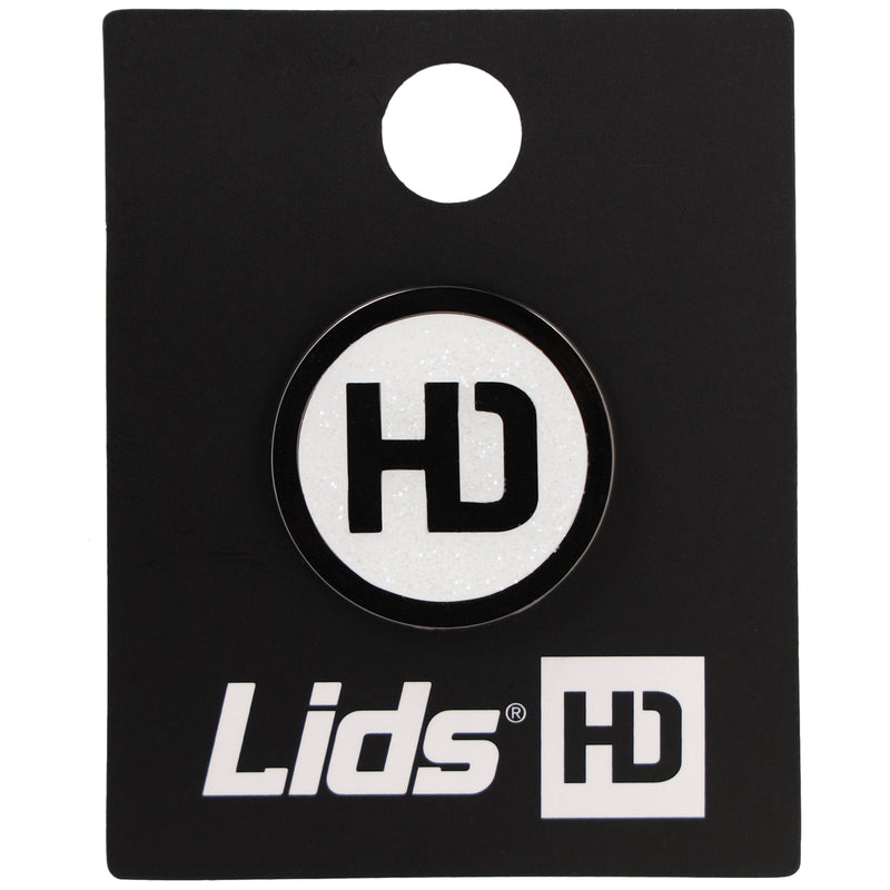 Lids Hat Drop Logo Pin Black/White
