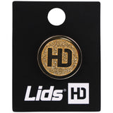 Lids Hat Drop Logo Pin Black/Gold Glitter
