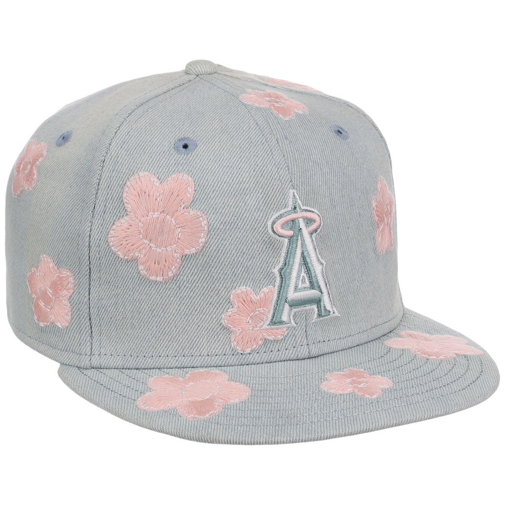 Anaheim Angels MLB Denim Flower New Era 59FIFTY