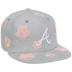 Atlanta Braves MLB Denim Flower New Era 59FIFTY