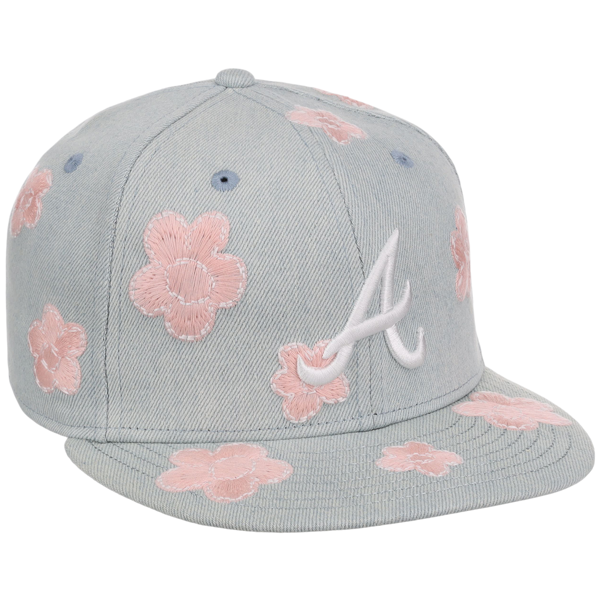 Atlanta Braves MLB Denim Flower New Era 59FIFTY