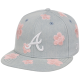 Atlanta Braves MLB Denim Flower New Era 59FIFTY