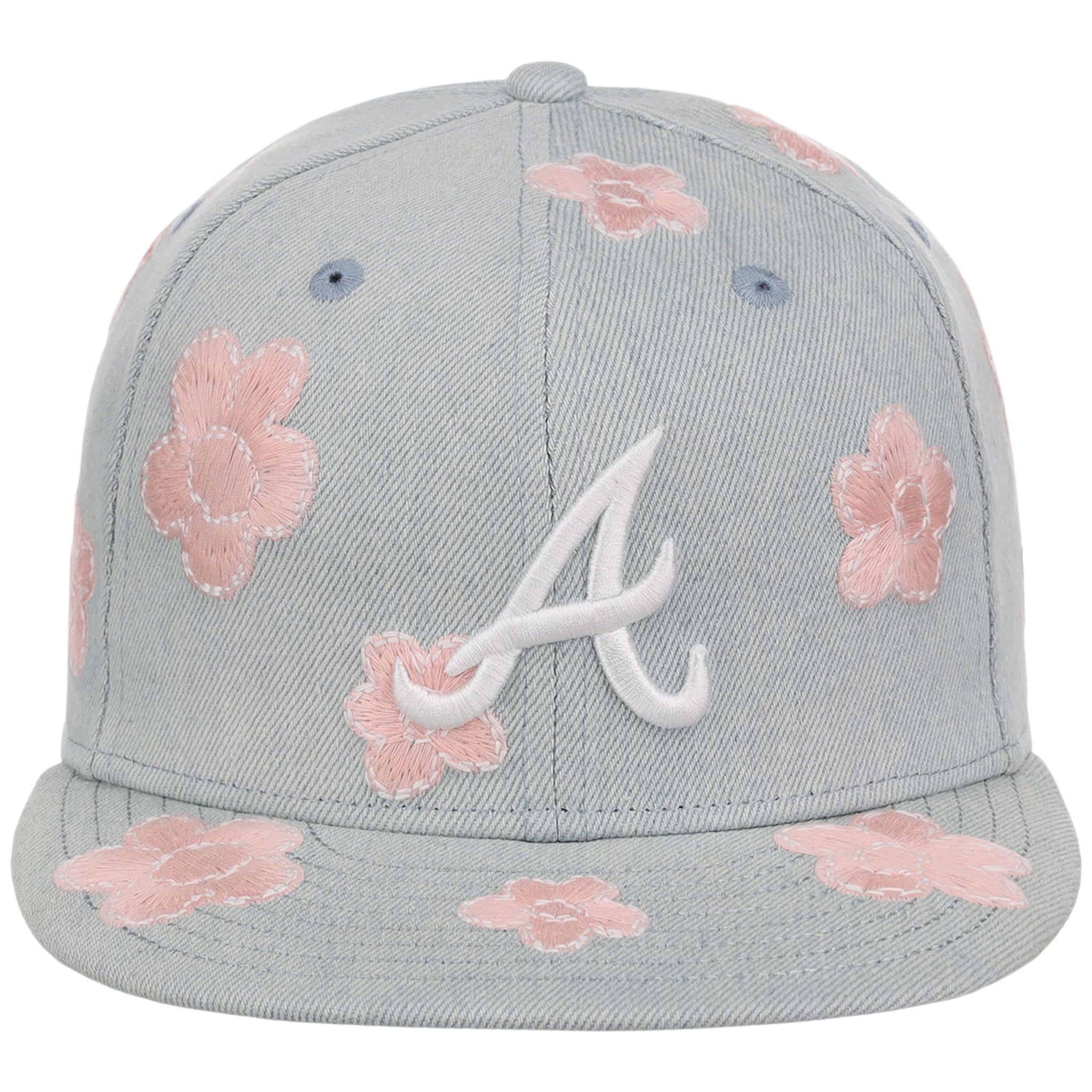 Atlanta Braves MLB Denim Flower New Era 59FIFTY