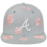 Atlanta Braves MLB Denim Flower New Era 59FIFTY