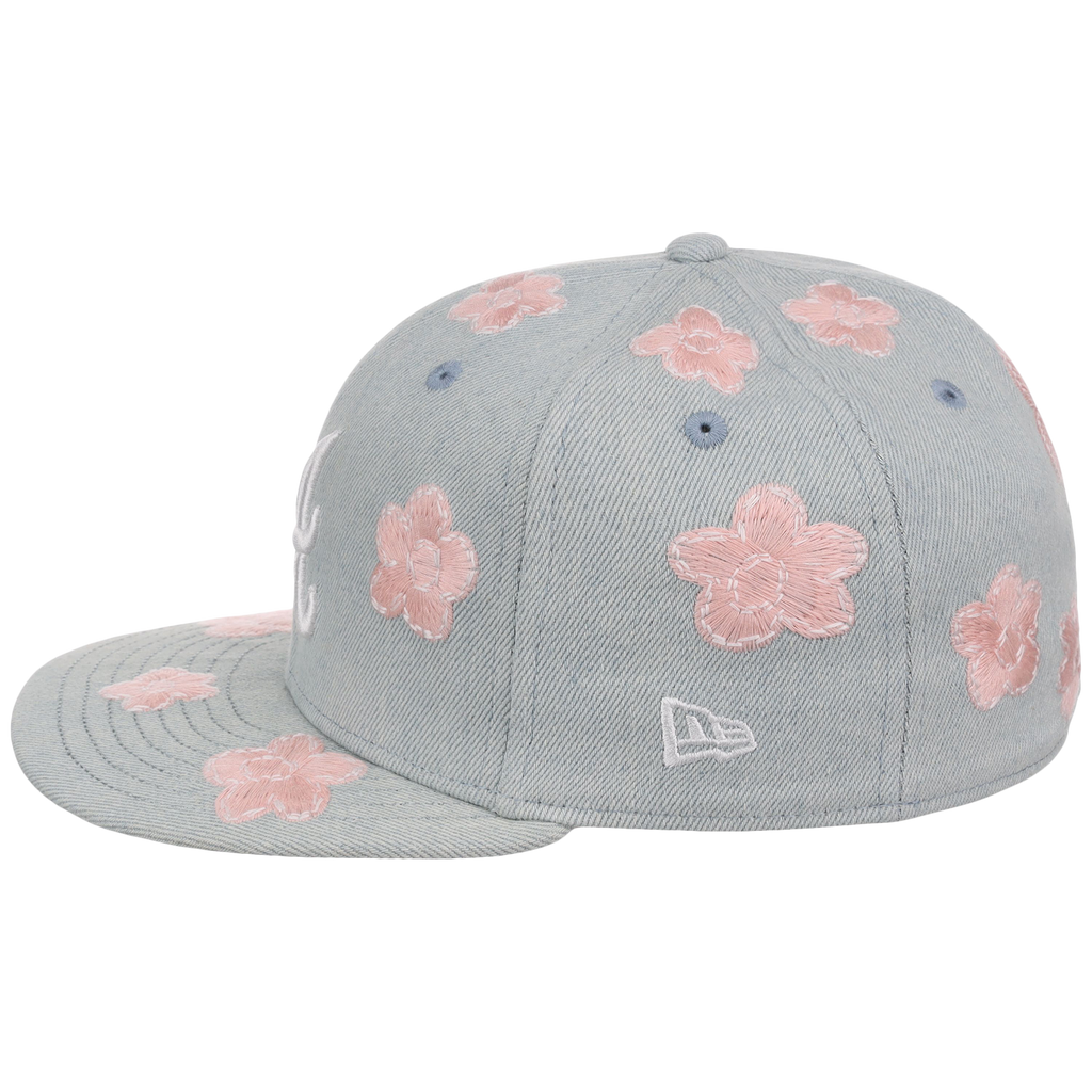 Atlanta Braves MLB Denim Flower New Era 59FIFTY