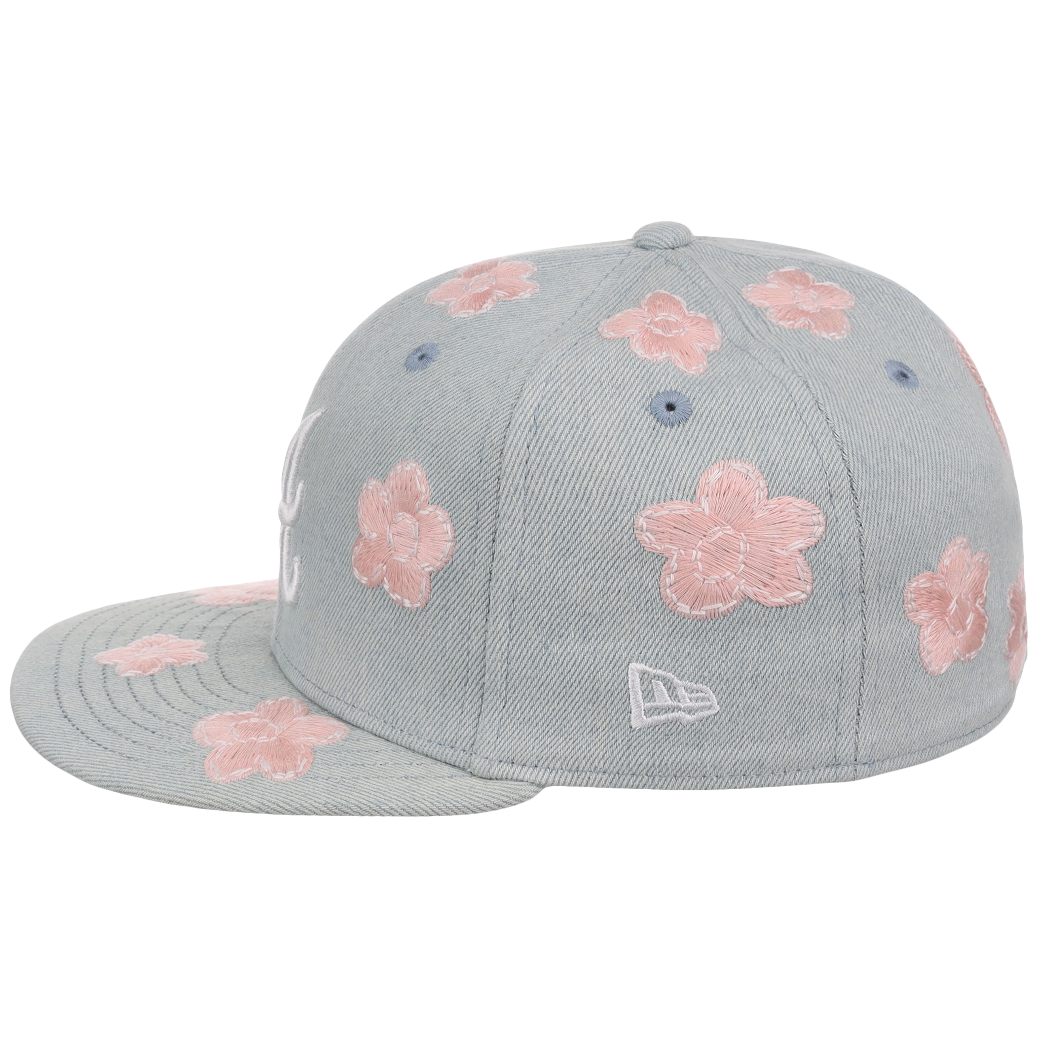 Atlanta Braves MLB Denim Flower New Era 59FIFTY