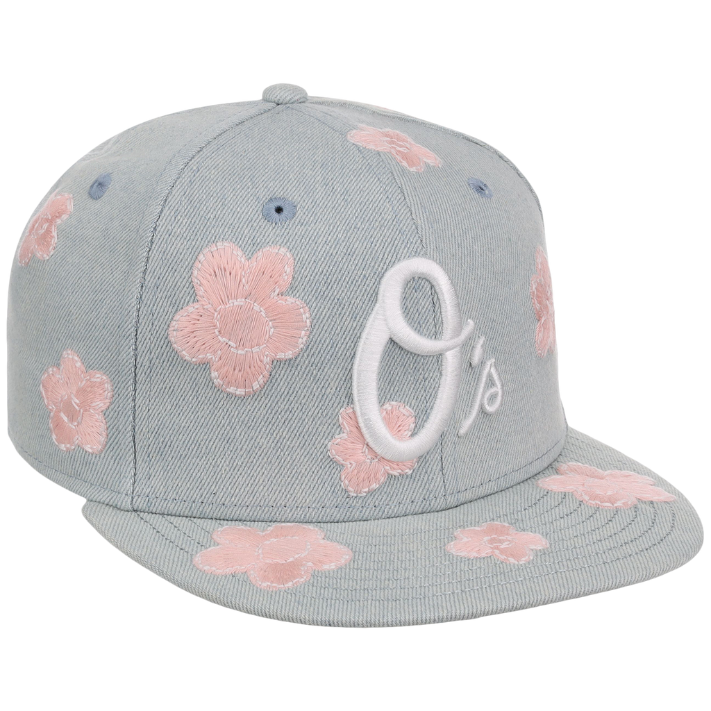 Baltimore Orioles MLB Denim Flower New Era 59FIFTY