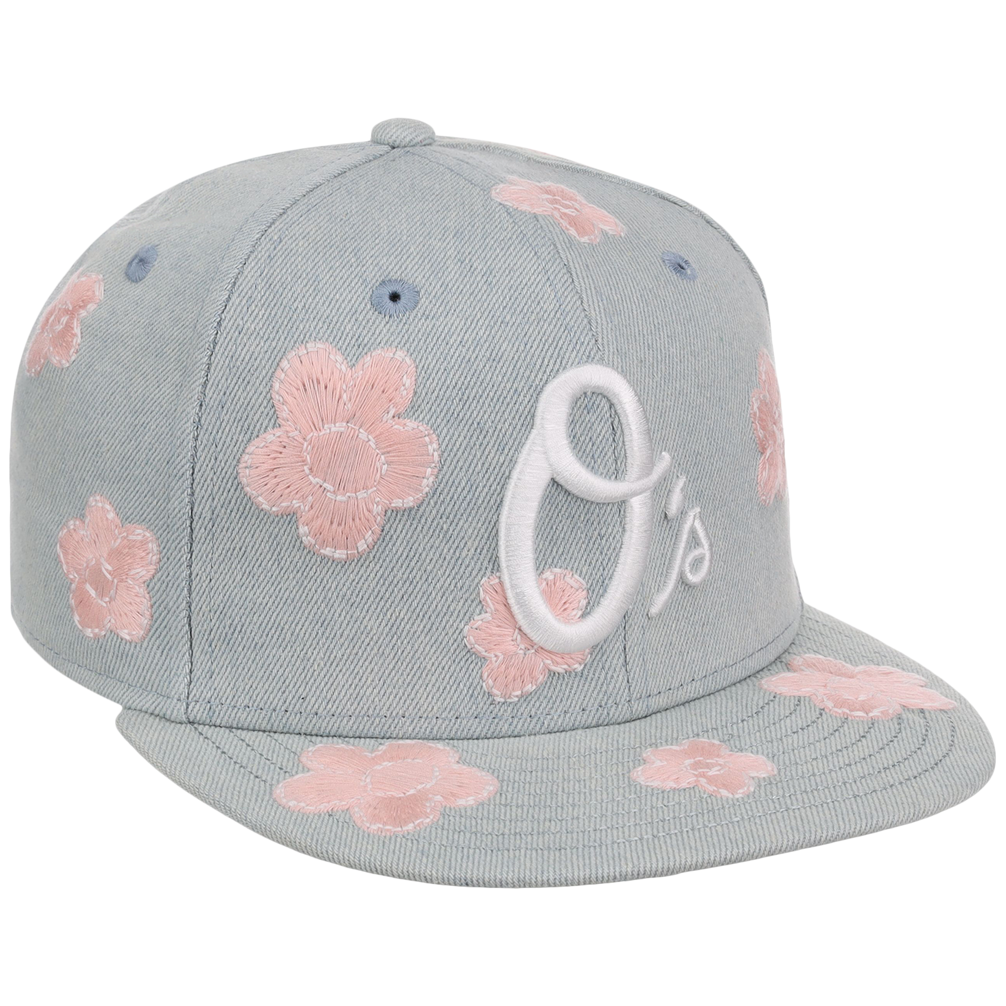 Baltimore Orioles MLB Denim Flower New Era 59FIFTY