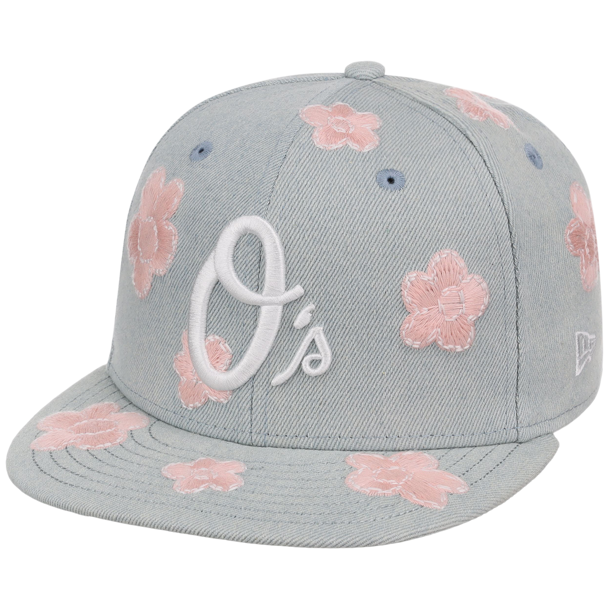 Baltimore Orioles MLB Denim Flower New Era 59FIFTY