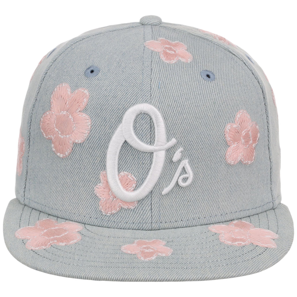 Baltimore Orioles MLB Denim Flower New Era 59FIFTY