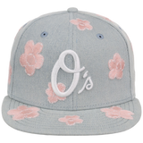 Baltimore Orioles MLB Denim Flower New Era 59FIFTY