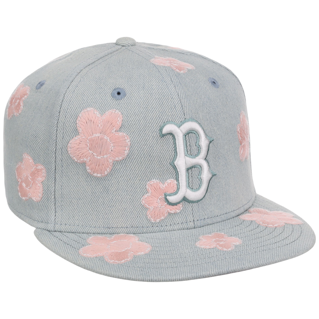 Boston Red Sox MLB Denim Flower New Era 59FIFTY