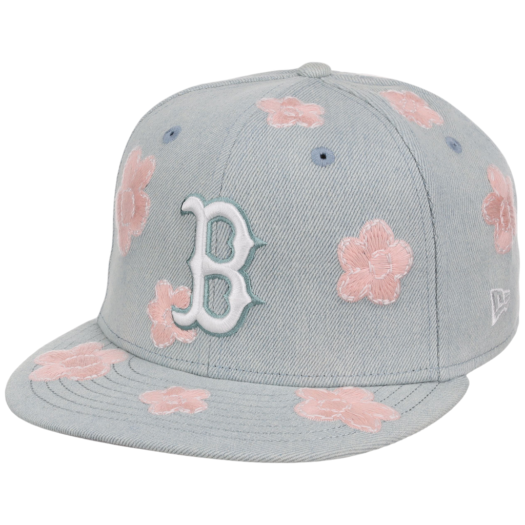 Boston Red Sox MLB Denim Flower New Era 59FIFTY