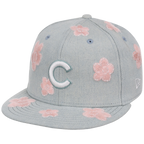 Chicago Cubs MLB Denim Flower New Era 59FIFTY