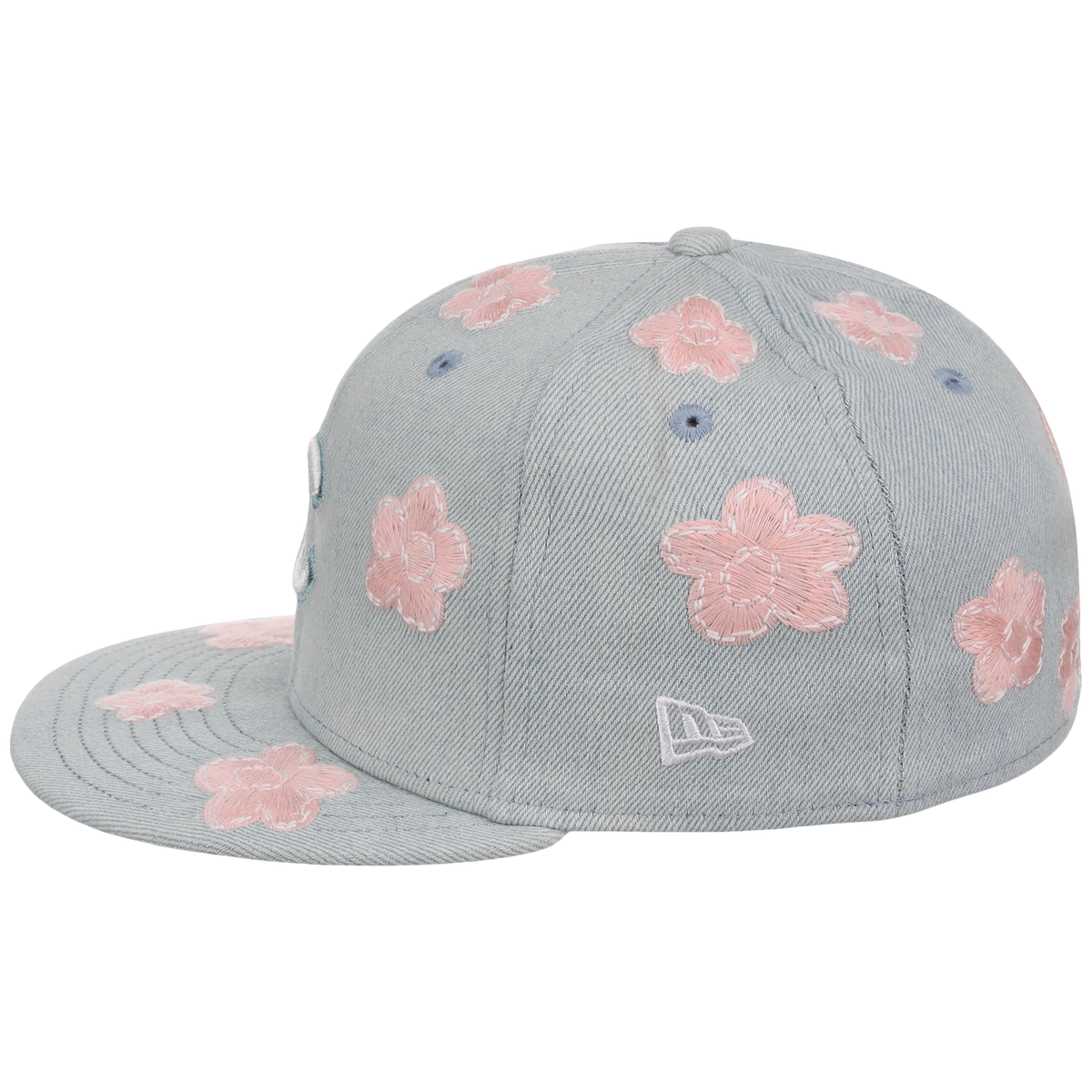Chicago Cubs MLB Denim Flower New Era 59FIFTY