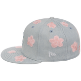 Chicago Cubs MLB Denim Flower New Era 59FIFTY