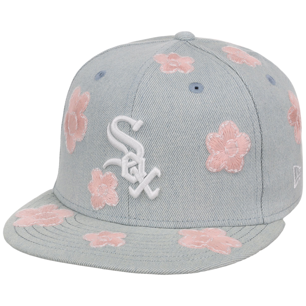 Chicago White Sox MLB Denim Flower New Era 59FIFTY