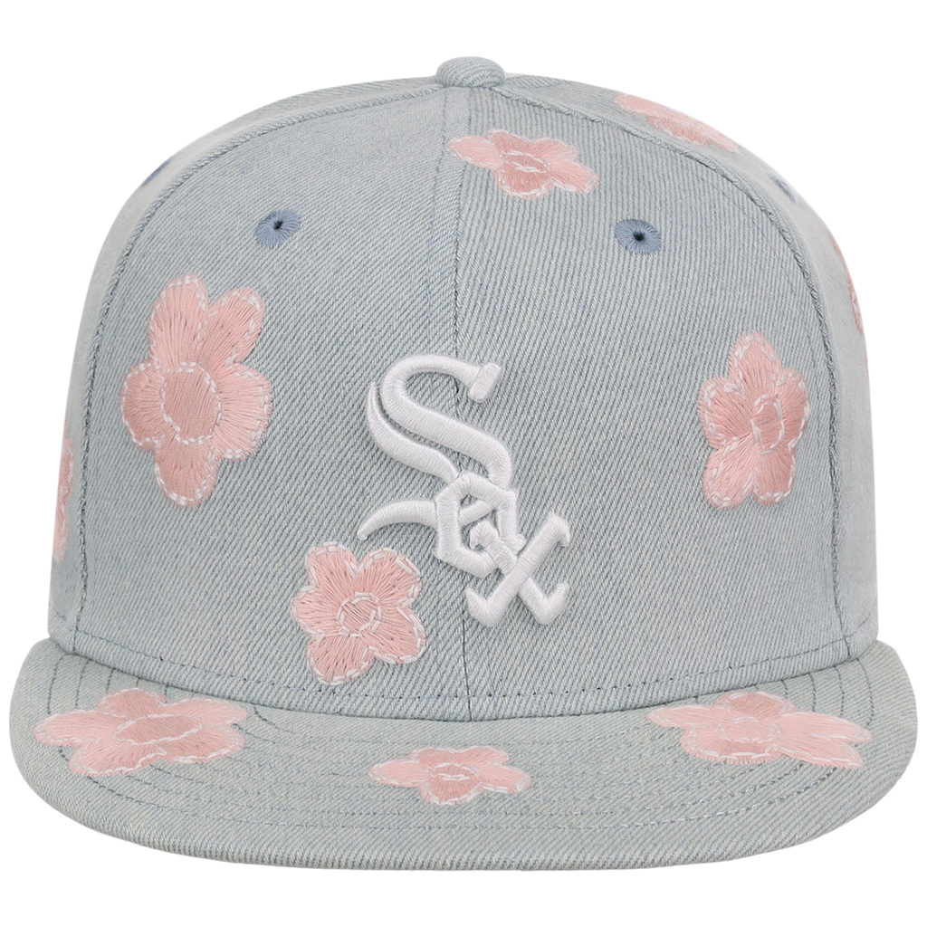 Chicago White Sox MLB Denim Flower New Era 59FIFTY