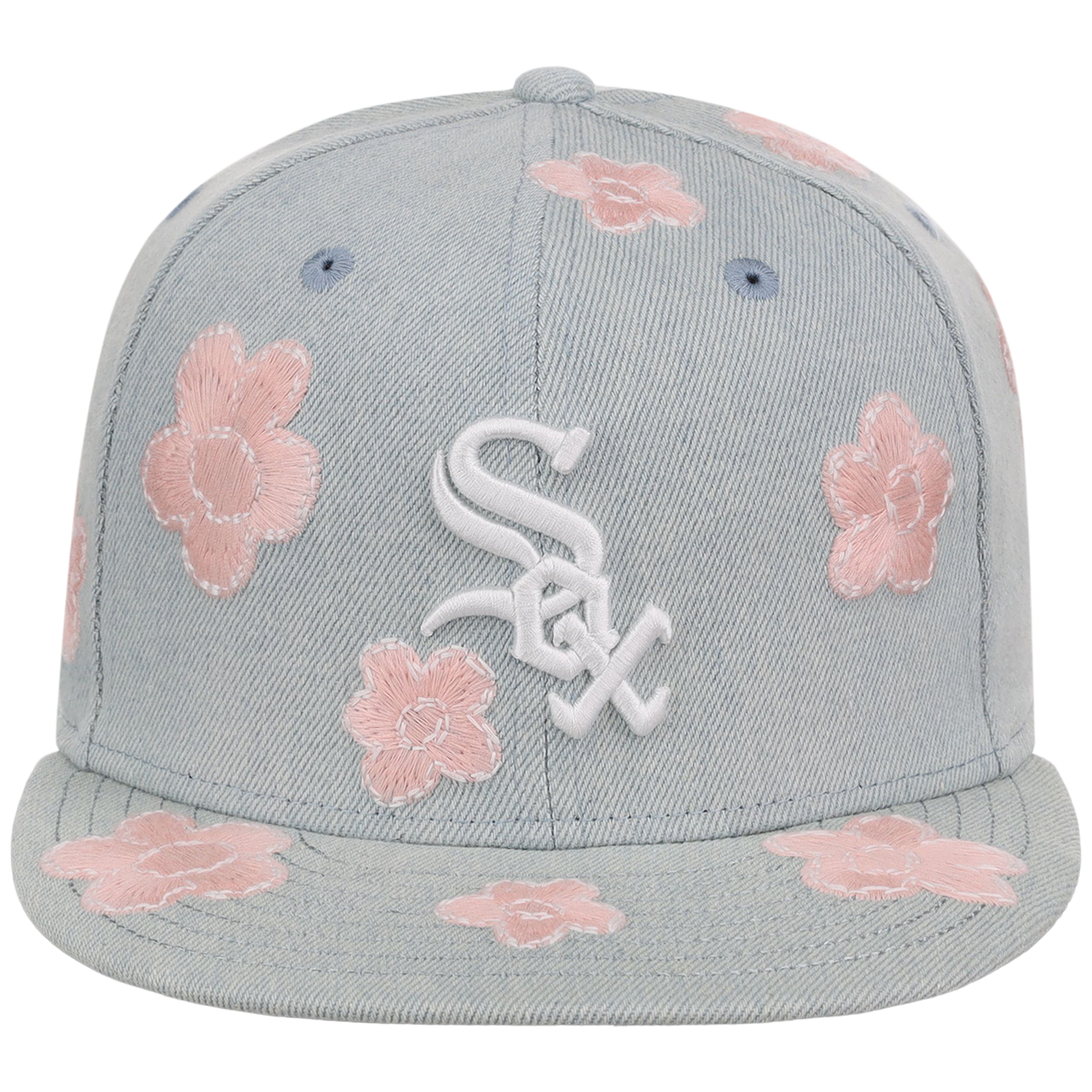 Chicago White Sox MLB Denim Flower New Era 59FIFTY