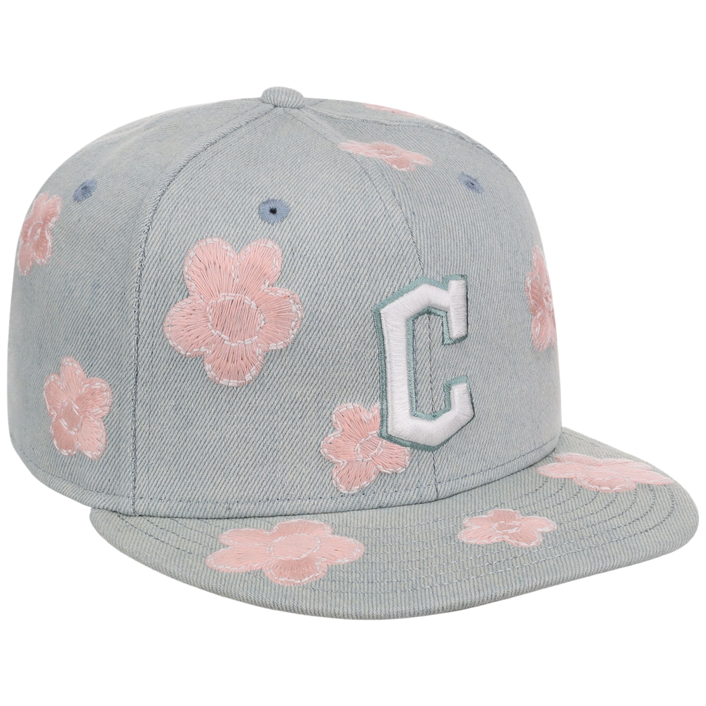 Cleveland Guardians MLB Denim Flower New Era 59FIFTY