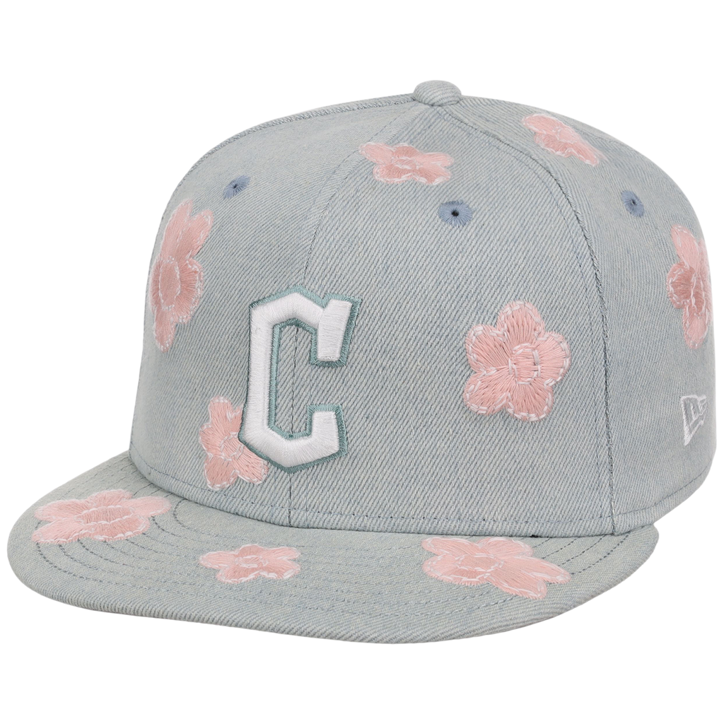 Cleveland Guardians MLB Denim Flower New Era 59FIFTY